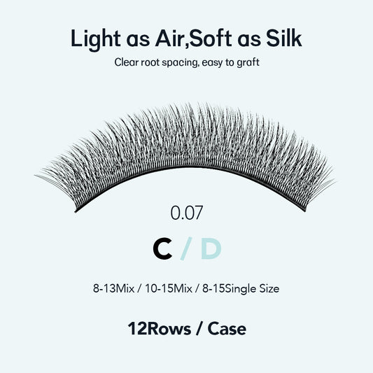 Natuhana® FOX 5D W-Shaped Eyelash Cat Eye Long Tail Premium Natural Lig