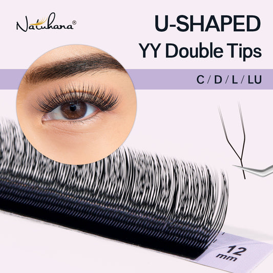 Накладные ресницы Natuhana® U-образные для косплея, 3D - W-образные ресницы, готовые премиум-класса F