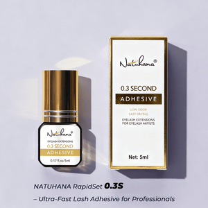 NATUHANA RapidSet 0.3S – Ultra-Fast Lash Adhesive for Professionals