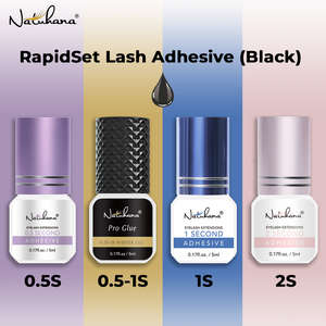 NATUHANA RapidSet Series – Professional Lash Adhesives (0.5S–1S-2S)