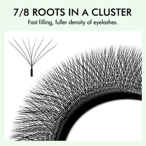 8D W-Shape Premade Volume Fan Lashes