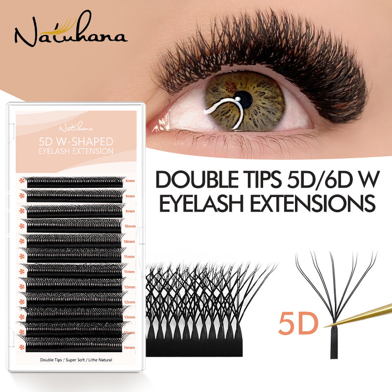 5D Double W-Shape Premade Volume Lash Fans