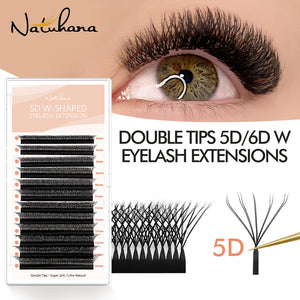 5D Double W-Shape Premade Volume Lash Fans