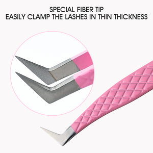 Pink Tweezers for Eyelash Extension