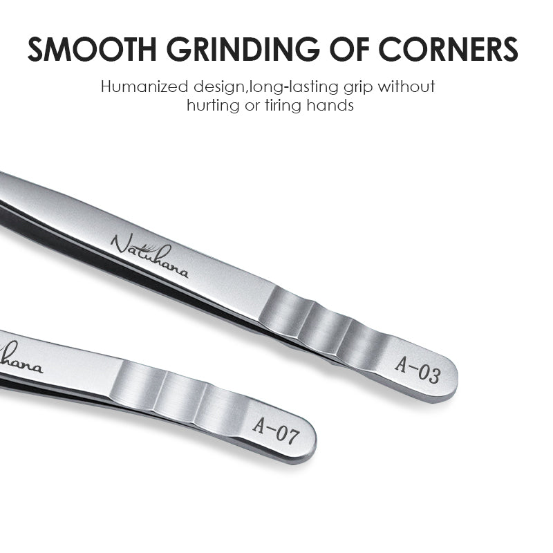 Natuhana Pro Lash Tweezers | Precision Eyelash Extension Tool
