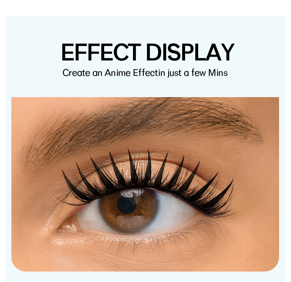 Natuhana® Comic Spire Lash Extensions Natural Soft Manga Eyelashes Auto