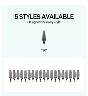 Natuhana® Extensiones de Pestañas en Espiga Cómic Natural Suave Pestañas Manga Automáticas