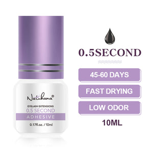NATUHANA 0.5S Professional Lash Adhesive – Fast Drying, Low Odor, Salon Grade