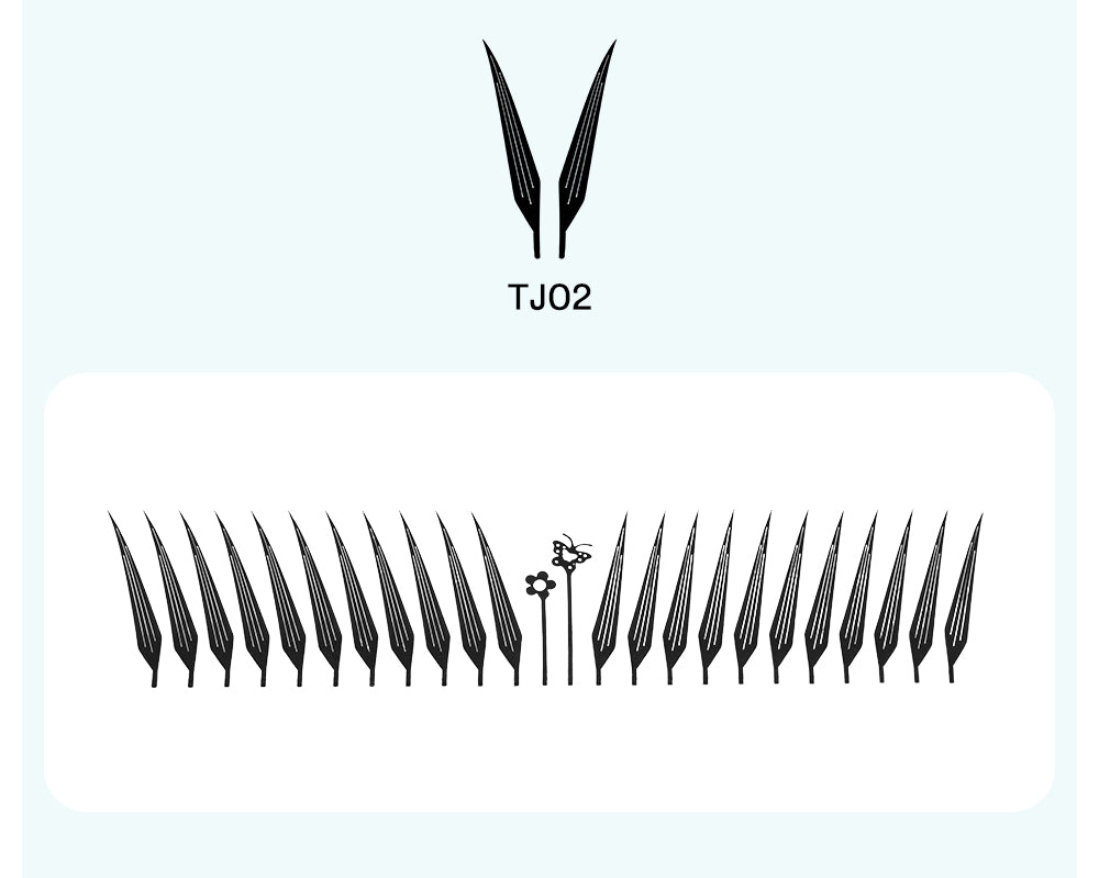 Manga Spiky Lash Extensions | Comic Anime Eyelashes(TJ02)