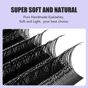 3 Split Tips Y-Shaped Volume Lashes | 12 Rows