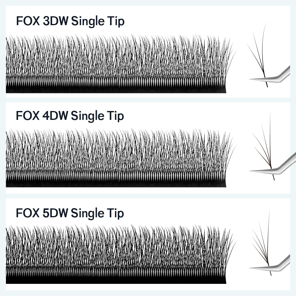Natuhana® FOX 4D W-Shaped Eyelash Cat Eye Long Tail Premium Natural Lig