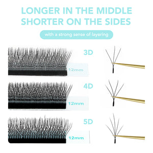 Camellia 5D W-Shaped Eyelash