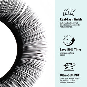 Classic Eyelash  Extensions (8-15mm /16 Rows)