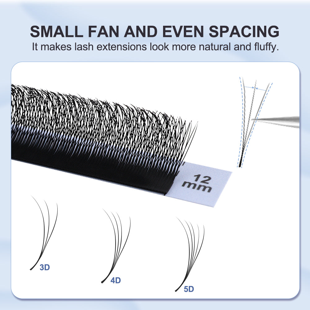 4D V-Shaped Premade Volume Lash Fans