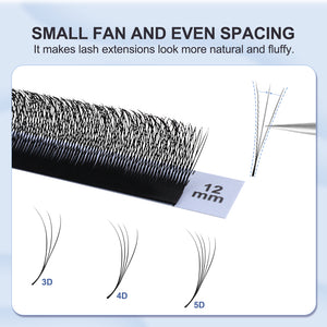 4D V-Shaped Premade Volume Lash Fans