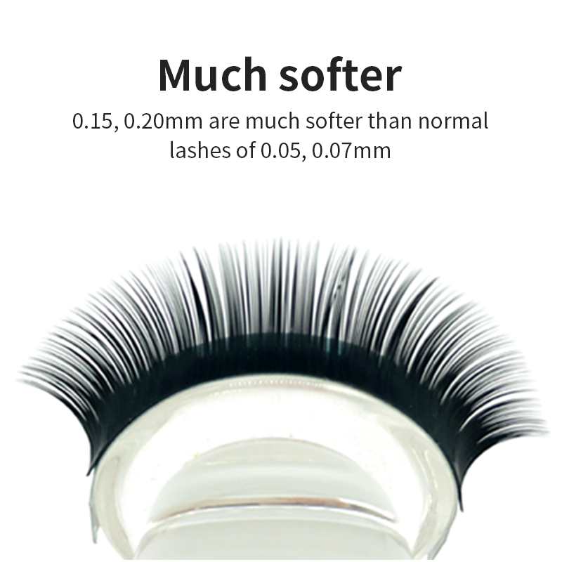 Ellipse Shape Eyelashes (Mix8-15mm /12Rows )
