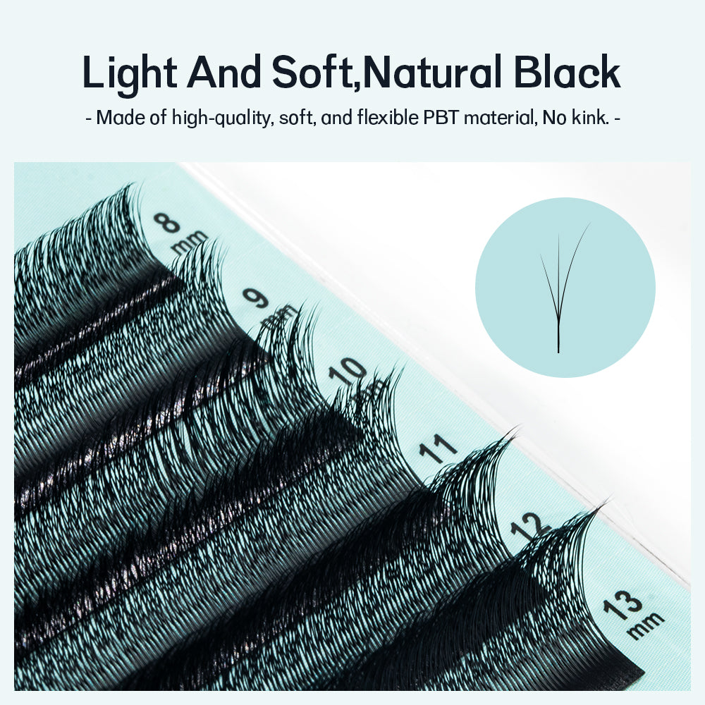 Natuhana® FOX 4D W-Shaped Eyelash Cat Eye Long Tail Premium Natural Lig
