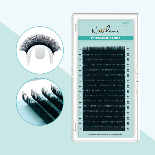 Classic Eyelash  Extensions (8-15mm /16 Rows)