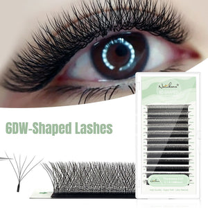 6D W-Shape Premade Volume Fan Lashes