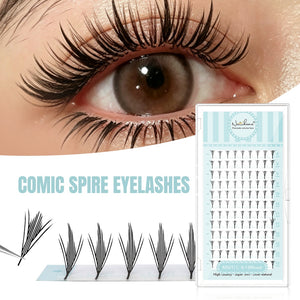 Pestañas Natuhana® Comic Spire Extensiones de Pestañas Suaves Naturales Estilo Manga Automáticas