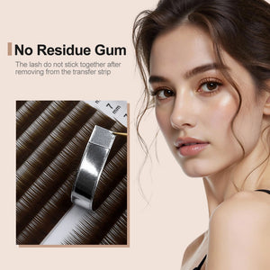 Brown Bottom Eyelash Extension(Mix 5-8mm / 16 Rows)