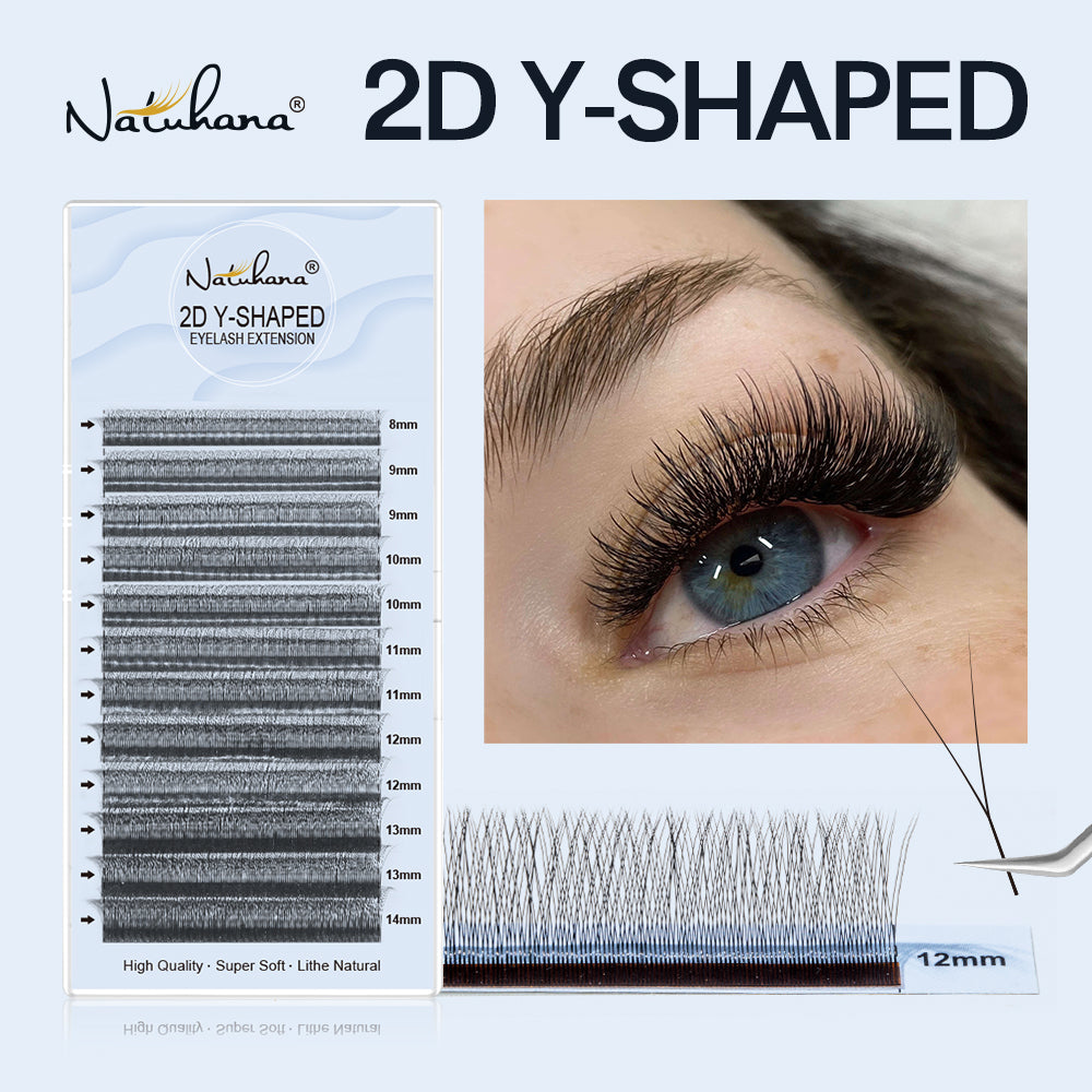 2D V-Shaped Premade Volume Lash Fans