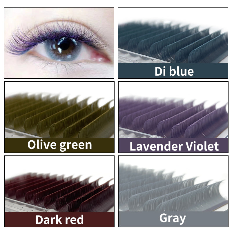 Drak blue Lash Extensions
