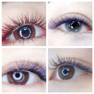Drak blue Lash Extensions