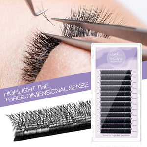 Black YY Volume Lashes | 12 Rows