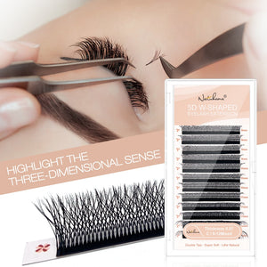 5D Double W-Shape Premade Volume Lash Fans