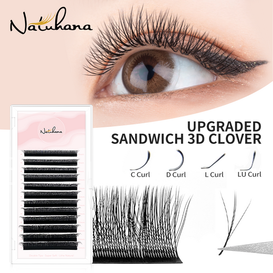 3D W Shape Eyelash Premade Volume Fan Lashes
