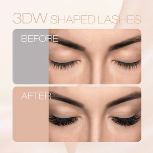 3D Double W-Shape Premade Volume Lash Fans