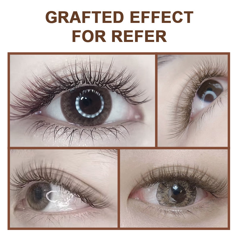 Brown Lash Extensions
