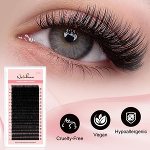 وصلات رموش كلاسيكية (مقاسات متنوعة 8-15mm / 16 صفًا)