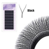 Black YY Volume Lashes | 12 Rows