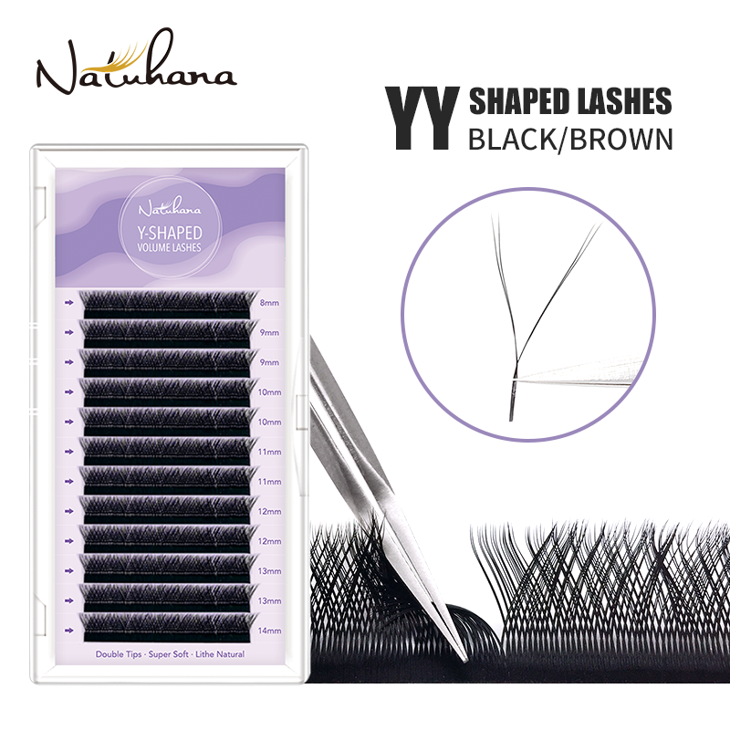 Black YY Volume Lashes | 12 Rows