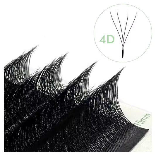 Natuhana® 4D W-образные накладные ресницы с изгибами C D L LU(M) Цветные ресницы Высокое качество