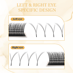 NATUHANA YY lashes on tray 12 rows mixed 8-13mm for lash artists