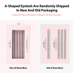 A/M Shaped Premade Volume Fans – Soft Fluffy 3D Eyelash Extensions