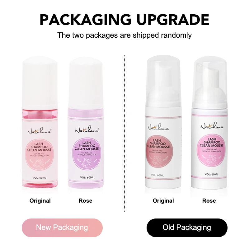 Natuhana® Lash Cleansing Mousse – Eyelash Shampoo 60ml