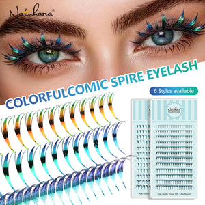 Colorful Spiky Manga Volume Lashes