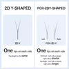 Fox 2D Y Shaped Eyelash | 12 Rows