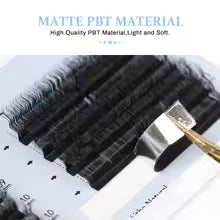 Natuhana® Pestañas de lana rizada 3D Pestañas rizadas Pestañas postizas gruesas y esponjosas