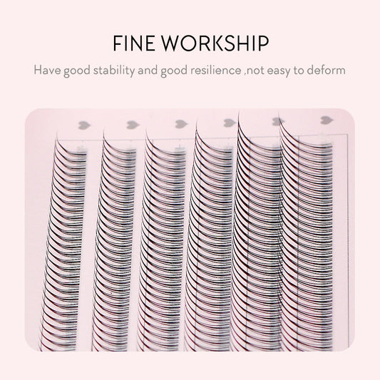 A/M Shaped Premade Volume Fans – Soft Fluffy 3D Eyelash Extensions