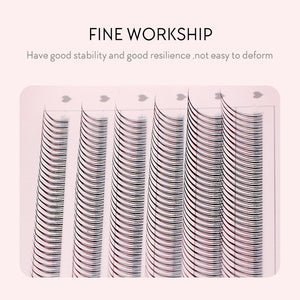 A/M Shaped Premade Volume Fans – Soft Fluffy 3D Eyelash Extensions