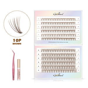 Salon-Grade Cluster Lashes – Fluffy, Long-Lasting DIY Extensions