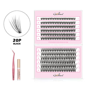 Salon-Grade Cluster Lashes – Fluffy, Long-Lasting DIY Extensions
