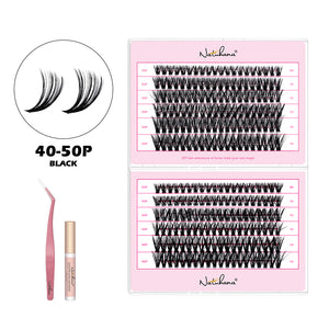 Salon-Grade Cluster Lashes – Fluffy, Long-Lasting DIY Extensions