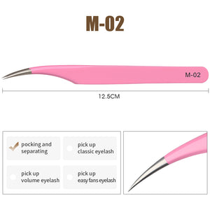 Pink Tweezers for Eyelash Extension