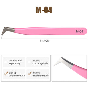 Pink Tweezers for Eyelash Extension